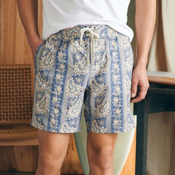 NWT Faherty Sunwashed Boardshort - Picture 1 of 7